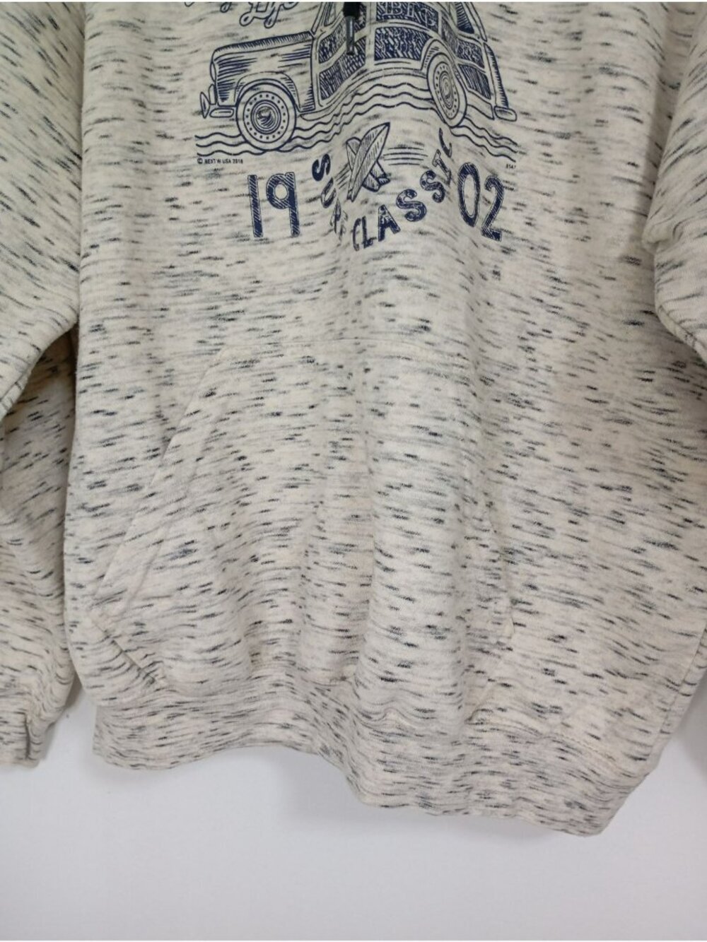 Vintage-Style Pacific & CoSarasota Florida Hoodie Surf Life Graphic Size L - Picture 4 of 11